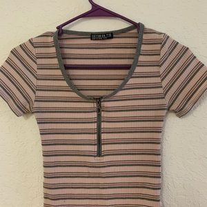 Cotton On Striped Bodysuit